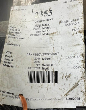 2016 DETROIT DD15 Cylinder Head