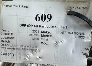 2021 INTERNATIONAL LT625 DPF Assembly