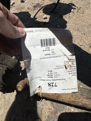 2000 FREIGHTLINER FLD Front Axle Assembly