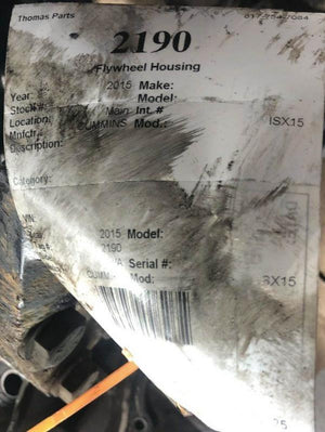  CUMMINS ISX15 Clutch Housing