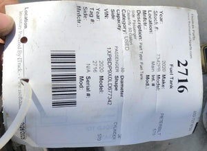 2020 PETERBILT 579 Fuel Tank