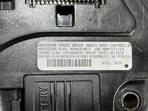 2021 INTERNATIONAL LT625 Cab Control Module CECU