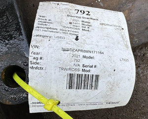 2021 TRW-ROSS LT625 Steering Gear Rack