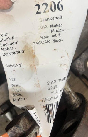  PACCAR MX-13 Crankshaft
