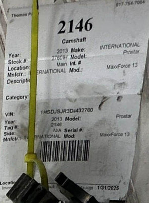 2013 INTERNATIONAL MAXXFORCE 13 Camshaft